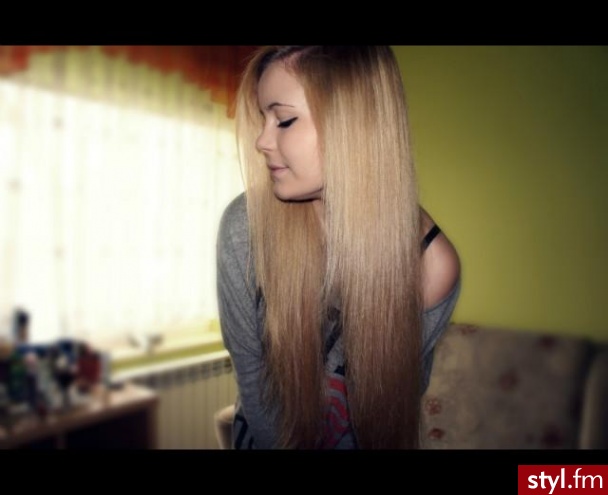 Blond Rozpuszczone Proste Na co dzień Długie Fryzury
