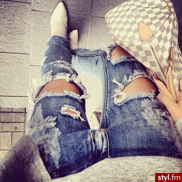 Jeansy Spodnie Moda