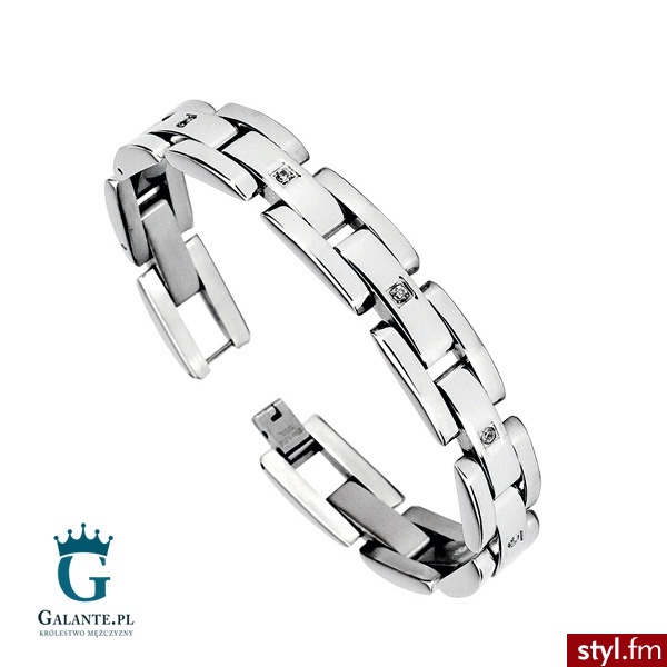 Inspirit Bransoleta męska SB-106 - Bransoletki Biżuteria Moda