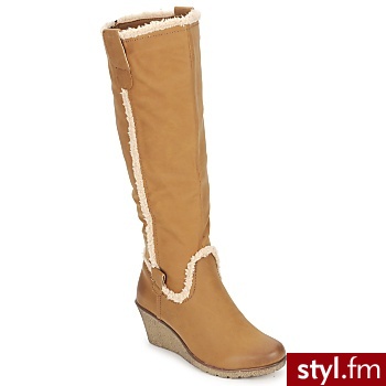 StylistClick BUTY SANAA CAMEL - Kozaki Buty Moda