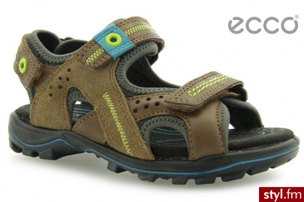 Ecco SANDAŁY URBAN SAFARI KIDS SANDAL SEPIA/NAVAJO BROWN - Sandały Buty Moda