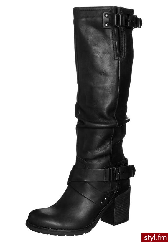Zign Kowbojki i Buty motocyklowe czarny - Pozostałe Buty Moda