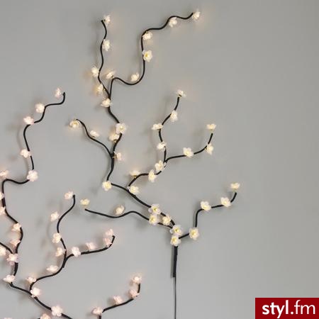 kwiaty wiśni jako naścienne lampki - 44 GBP - Gadżety Inne Moda