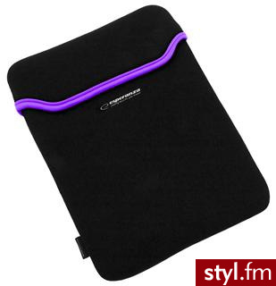 ESPERANZA ETUI DO TABLETU 7 CALI CZARNO-FIOLETOWY (ET171V) - Portfele i etui Dodatki Moda