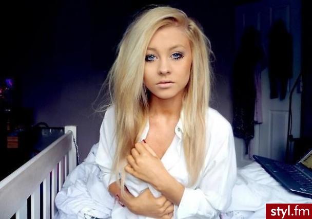 Długie - Blond Rozpuszczone Proste z grzywką Na co dzień Długie Fryzury