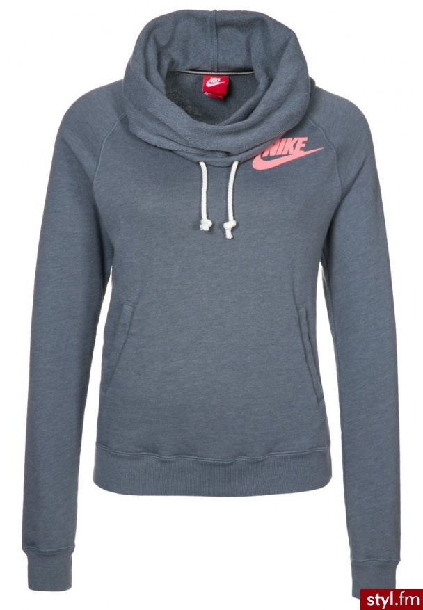 Nike Sportswear RALLY FUNNEL Bluza z kapturem szary (574414) - Bluzy Ciuchy Moda
