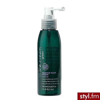 Inebrya Ice Cream Green Sensitive Scalp Lotion łagodny lotion do wrażliwej skóry głowy 125 ml - Emu Buty Moda