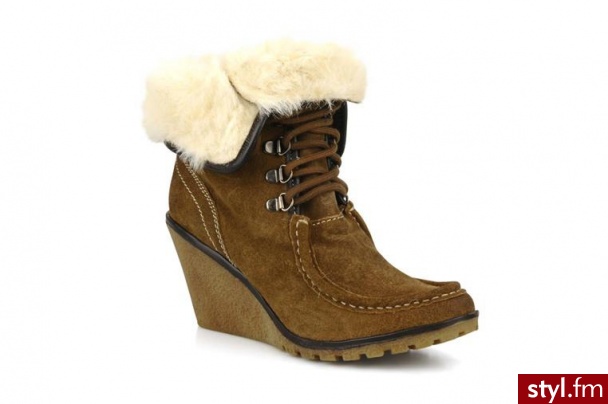 Ravel PÓŁBUTY I BOTKI HOLA BY RAVEL (Brązowy) - Botki Buty Moda