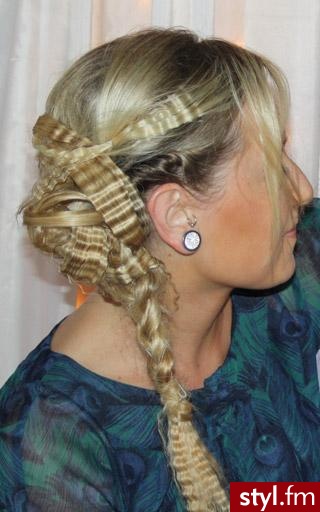Blond Warkocze Proste Na co dzień Długie Fryzury