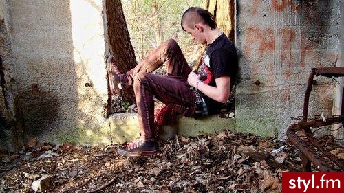 Punk Rock Alternatywne Średnie Fryzury