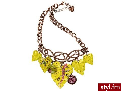 liść\'any naszyjnik - Betsey Johnson - 129$ - Pozostałe Dodatki Moda