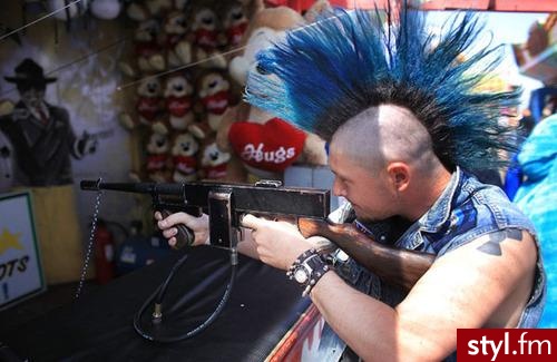 Punk Rock Alternatywne Średnie Fryzury