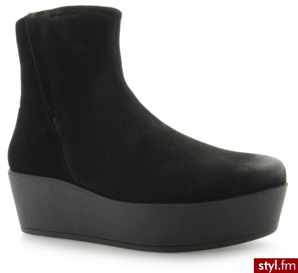 Vagabond BOTKI BERLIN BLACK - Botki Buty Moda