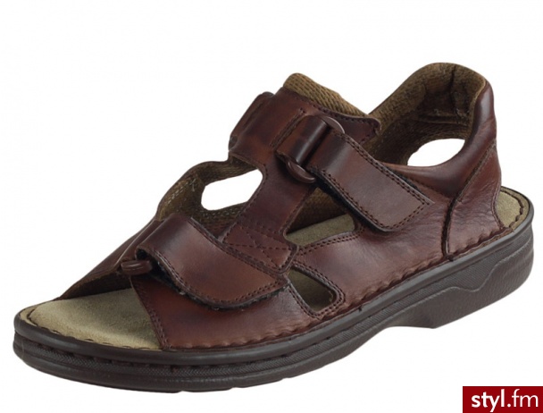Lesta Sandały 0633 Brązowe (Brązowy) - Sandały Buty Moda