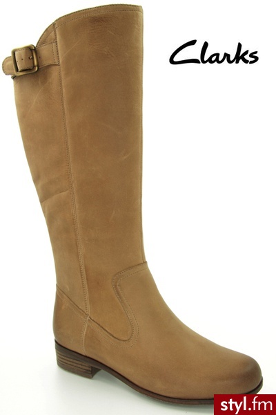 Clarks MEG POPPY CARAMEL - Kozaki Buty Moda