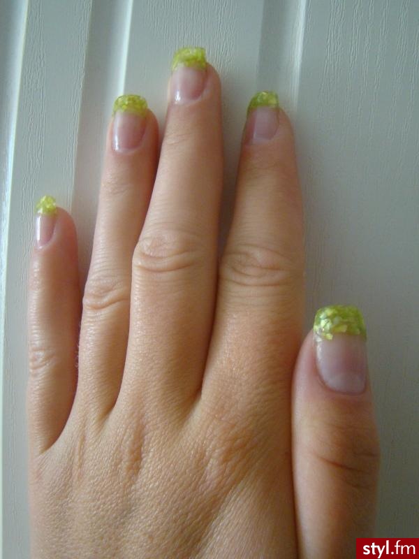 Moje pierwsze paznokcie żelowe :P How it look\'s? - Paznokcie