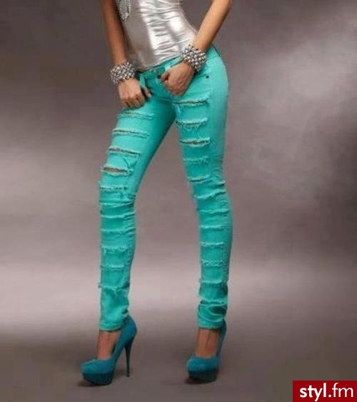 Jeansy Spodnie Moda