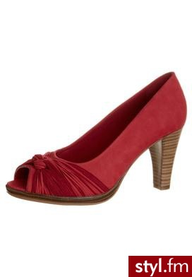 Anna Field Szpilki Peep Toe czerwony (293 115) - Szpilki Buty Moda