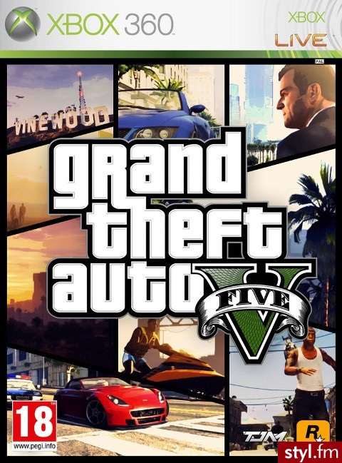 Grand Theft Auto V (Grand Theft Auto 5) (Gra Xbox 360) - Bransoletki Biżuteria Moda