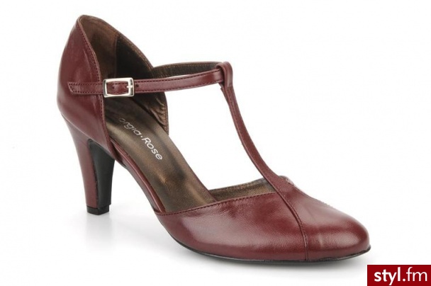 Georgia Rose CZÓŁENKA VANAM BY GEORGIA ROSE (Bordowy) - Czółenka Buty Moda