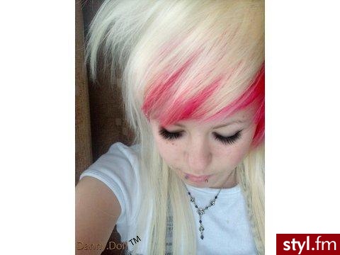 EMO Alternatywne Średnie Fryzury