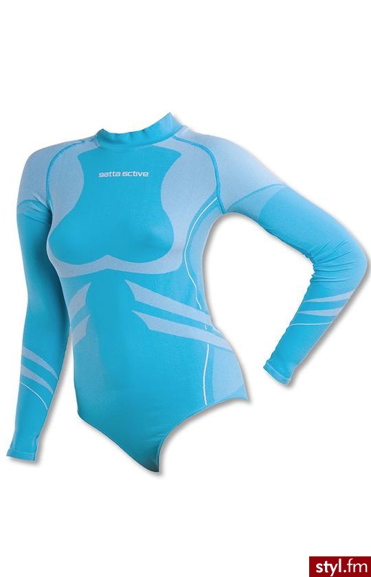 Gatta Active GAT body termoaktywne 5586S (niebieski) - Body Bielizna Moda