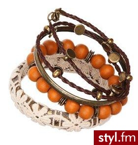 Bransy Topshop Brown Colors - Pozostałe Dodatki Moda