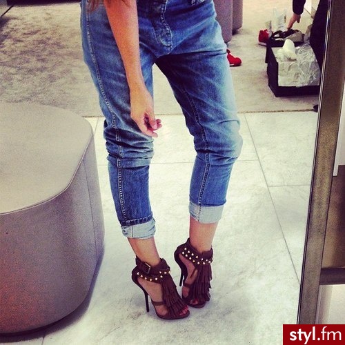 Jeansy Spodnie Moda