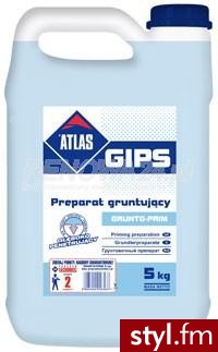 Atlas Gips Grunto-Prim Emulsja Gruntująca 5kg - Emu Buty Moda