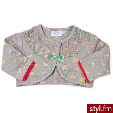 FEETJE Girls Mini Bolerko Cupcake kolor szary szary - Bolerka Okrycia Moda