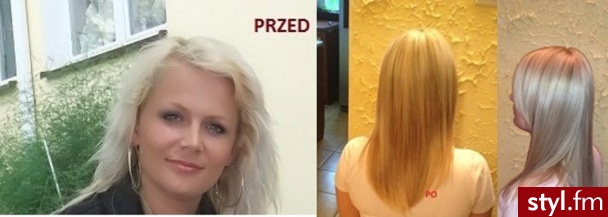 KERATYNOWE PROSTOWANE WŁOSÓW - Blond Rozpuszczone Proste Na co dzień Średnie Fryzury