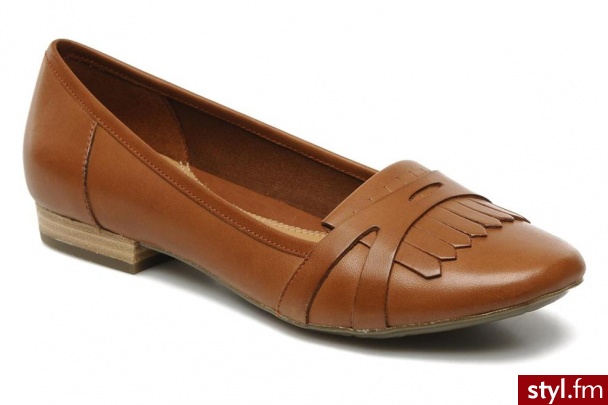 Clarks Balerinki Henderson Bay (Brązowy) - Balerinki Buty Moda