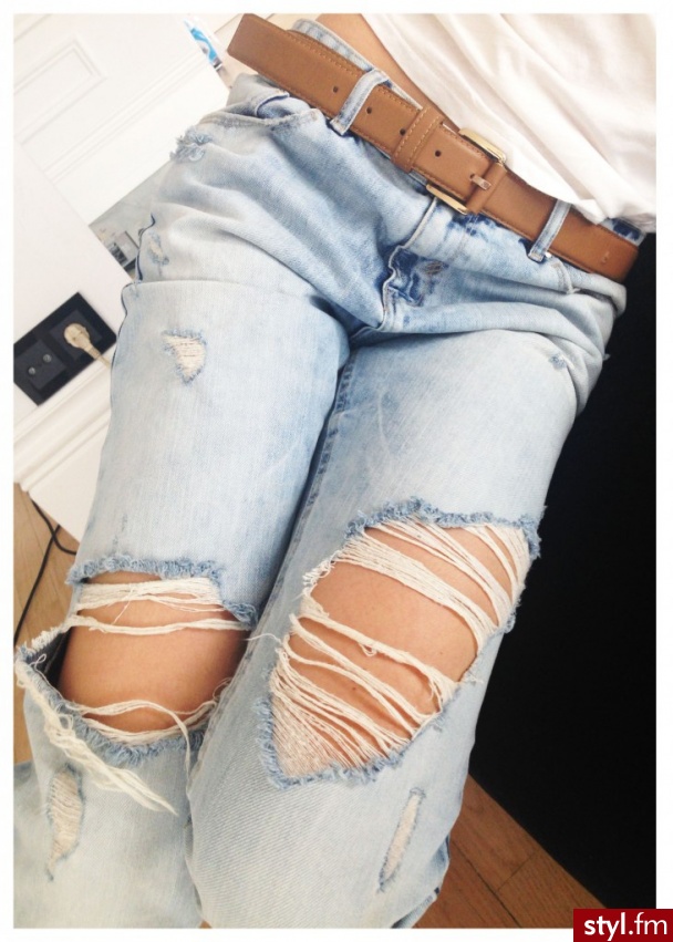Jeansy Spodnie Moda