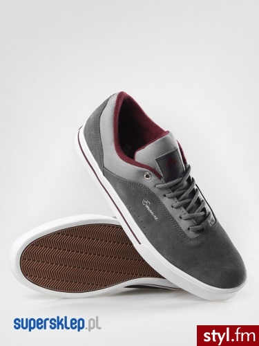 Emerica BUTY G-CODE (DK GRY/GRY/RED) 42 Skate Odcienie szarości i srebra - Pozostałe Buty Moda
