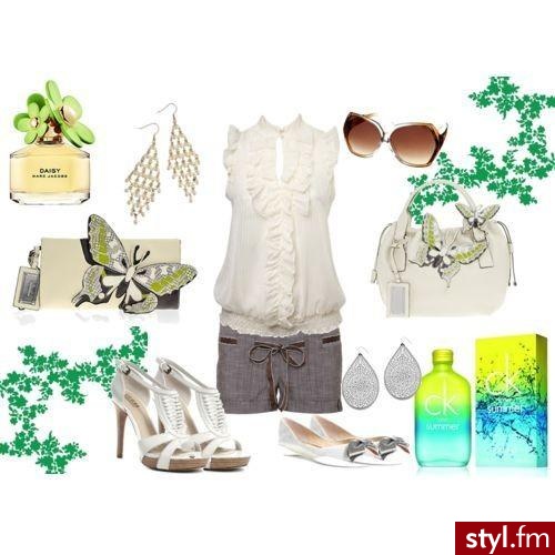 Spodenki - Charlotte Russe
Bluzka - Miss Selfridge
Buty - Heels
Torebki - Karen Millen
Okulary - Topshop
Kolczyki - Aldo, Miss Selfridge - Styler