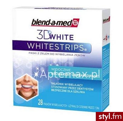 Blend-a-med 3D White Whitestrips paski wybielające 28 szt - Paski Dodatki Moda