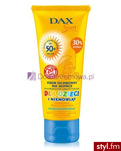 DAX COSMETICS Sun - Krem ochronny na słońce dla dzieci SP - Emu Buty Moda