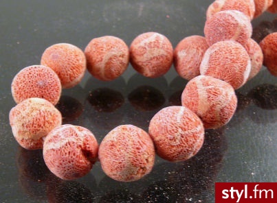 Koral Filipiński kule 11mm - Korale Biżuteria Moda