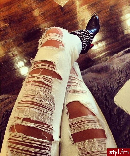 Jeansy Spodnie Moda
