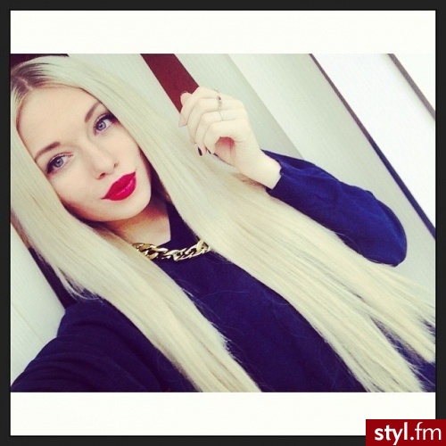 Blond Rozpuszczone Proste Na co dzień Długie Fryzury