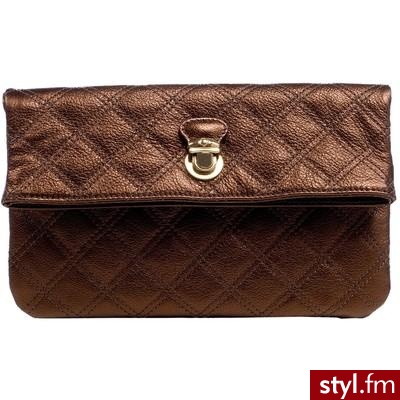 MARC JACOBS C391418 METALLIC BRONZE LEATHER E1242 - Polyvore. Pobrano ze strony: http://www.polyvore.com/marc_jacobs_c391418_metallic_bronze/thing?id=20804644 - Pozostałe Torebki Moda