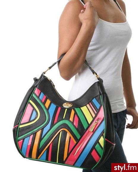 kolorowa skórzana torba - Coogi - 550$ - Pozostałe Torebki Moda