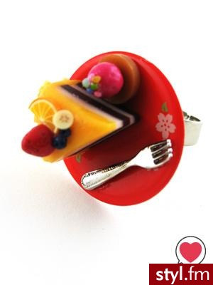 Baaardzo smaczne pomarańczowe ciasteczko na Twoim palcu ;) Cena: £9.95 - Pozostałe Dodatki Moda