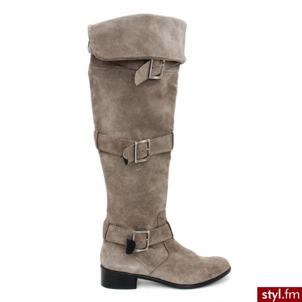 Venezia KOzAKI 132 V+O TAUPE - Kozaki Buty Moda