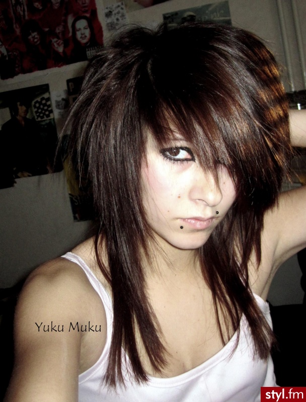 Yuku Muku. z zebrą na boku xD - EMO Alternatywne Średnie Fryzury