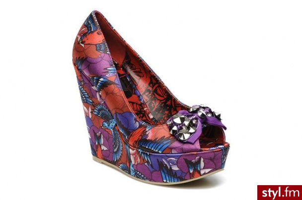 Iron Fist CZÓŁENKA HAVANA BREEZE WDG BY 58320Purple multi - Czółenka Buty Moda