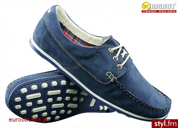 KRISBUT Obuwie Casual Półbuty KR-4395-2-K Granatowe - Półbuty Buty Moda