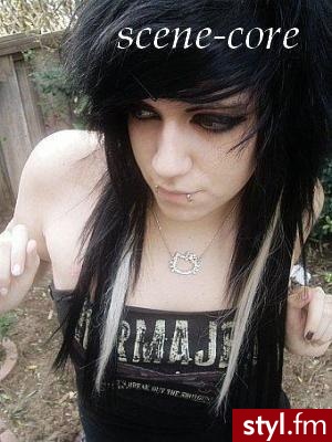 Emo Girl - EMO Alternatywne Średnie Fryzury