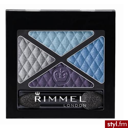 Rimmel London Glam Eyes Quad Eye Shadow 4,2 g Cień do powiek 002 Smoke Brun - Dzienne Makijaże