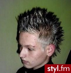 3 lata w tył. ja - Punk Rock Alternatywne Średnie Fryzury